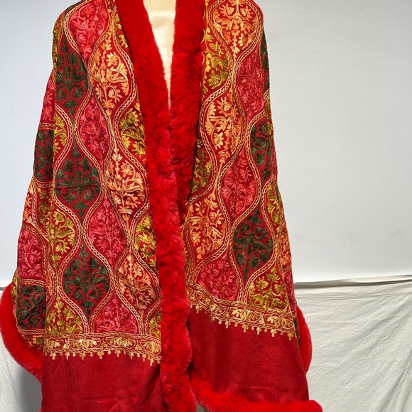 Pashmina shawl stole scarf for women | Wedding shawl | Bridal shawl | Shawl for - Picture 6 of 8